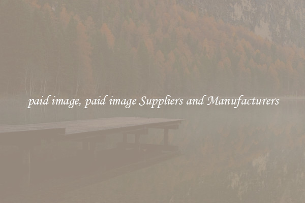 paid image, paid image Suppliers and Manufacturers
