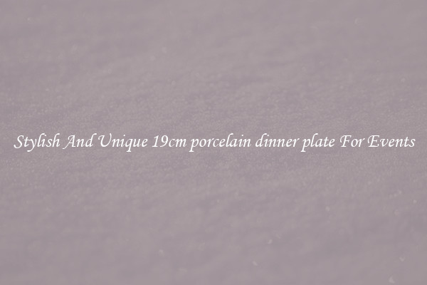Stylish And Unique 19cm porcelain dinner plate For Events