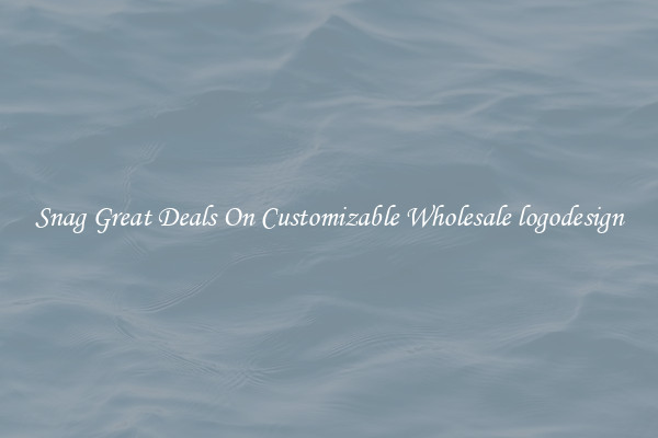 Snag Great Deals On Customizable Wholesale logodesign